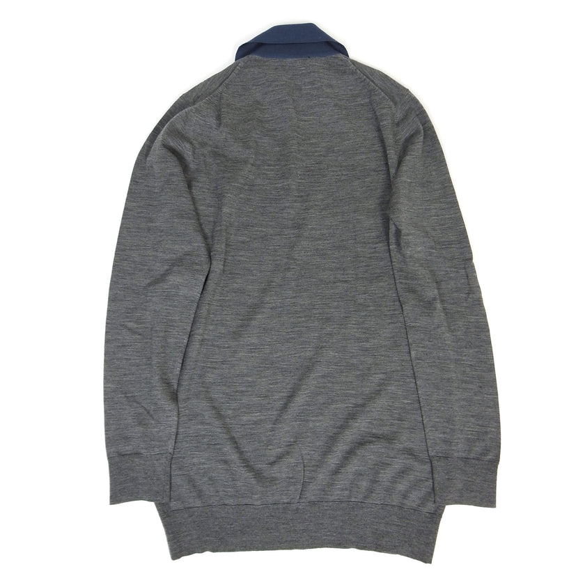 Prada Wool Longsleeve Polo Size 48