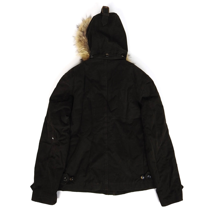Dolce & Gabbana Fur Hooded Jacket Size Medium