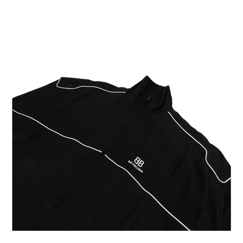 Balenciaga Oversized Herringbone Track Jacket Size Small
