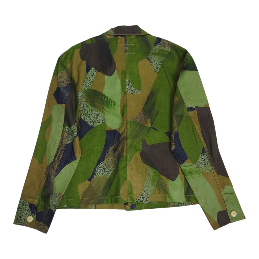 Nigel Cabourn Waxed Camo Jacket Size 54