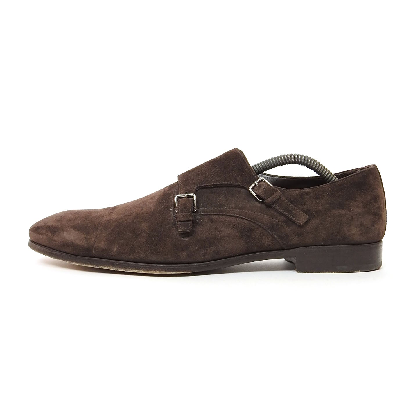 Prada Suede Monk Strap Shoes Size 10