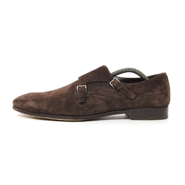 Prada Suede Monk Strap Shoes Size 10