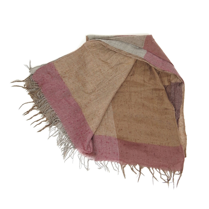 Brunello Cucinelli Check Cashmere Scarf