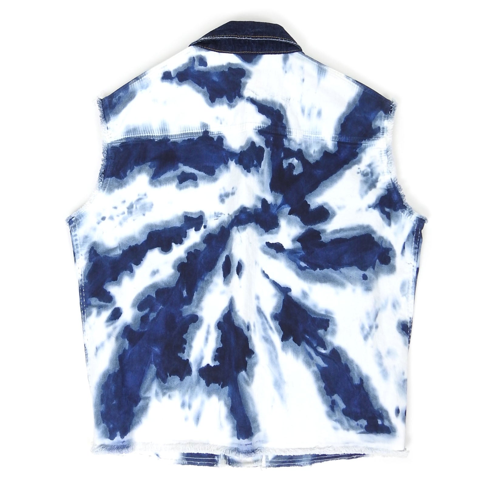 DSquared2 Tie Dye Denim Vest Size 50