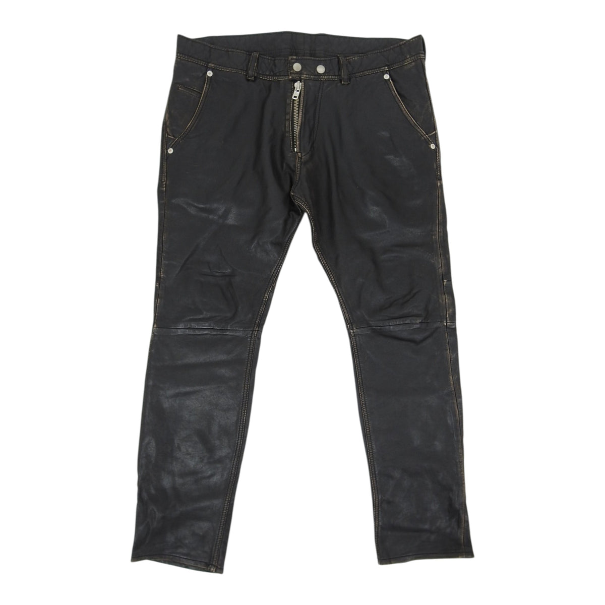 Diesel Leather Pants Size 32