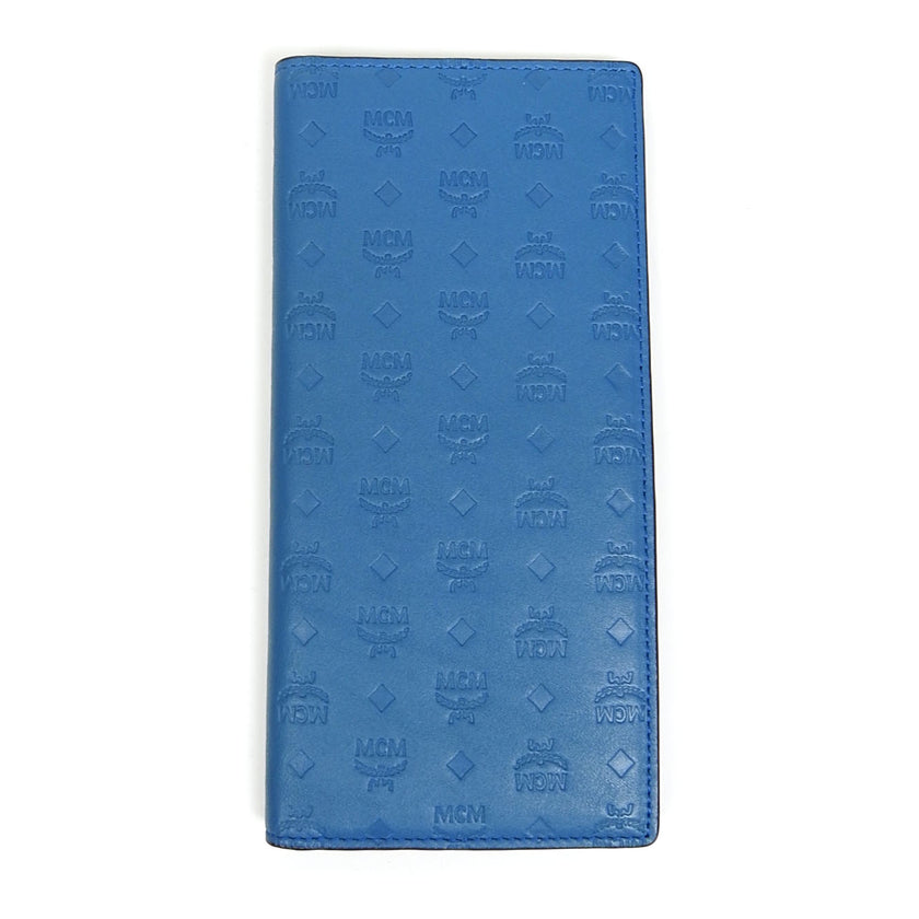 MCM Long Leather Embossed Wallet