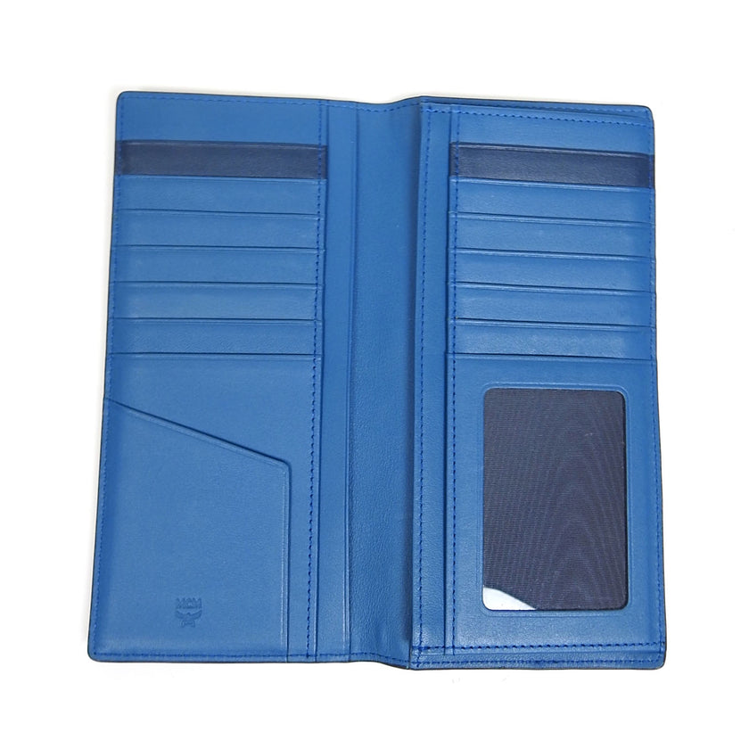 MCM Long Leather Embossed Wallet
