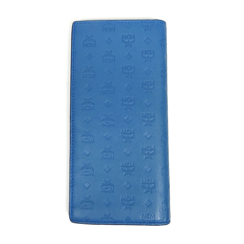 MCM Long Leather Embossed Wallet