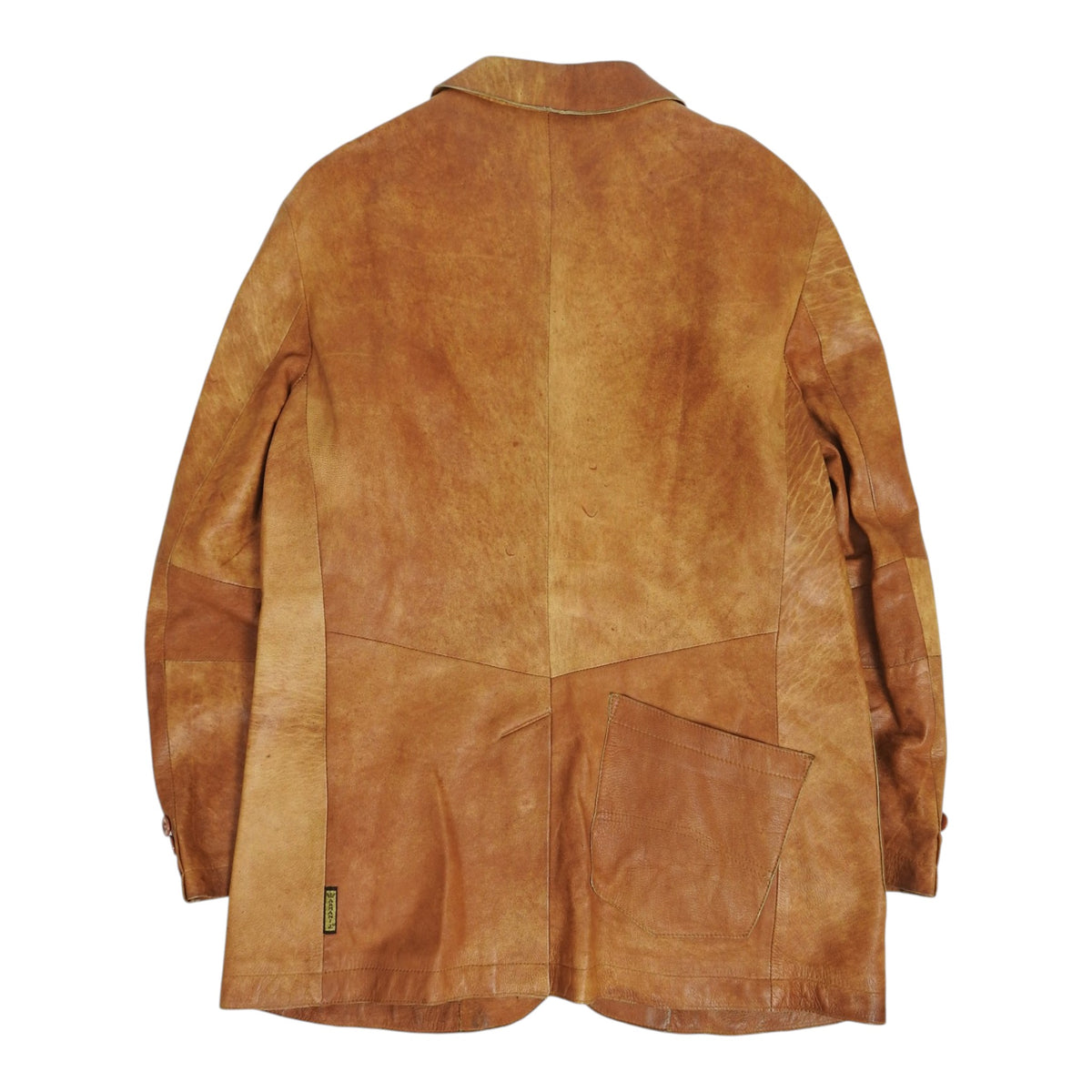 Armani Jeans Leather Jacket Size 50