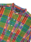 Beams Mandarin Collar 1/2 Button Up Size Small