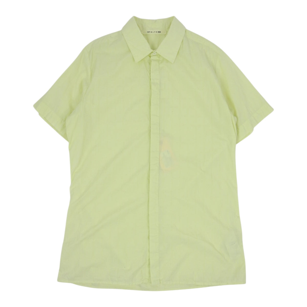 Alyx yellow SS Buttondown Shirt Size 52