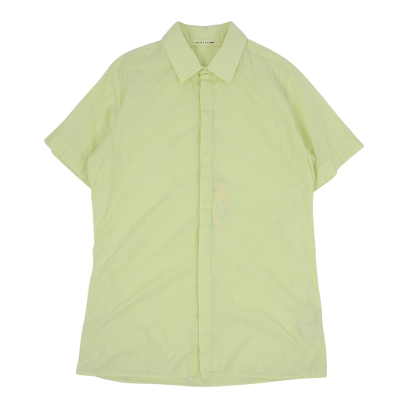 Alyx yellow SS Buttondown Shirt Size 52