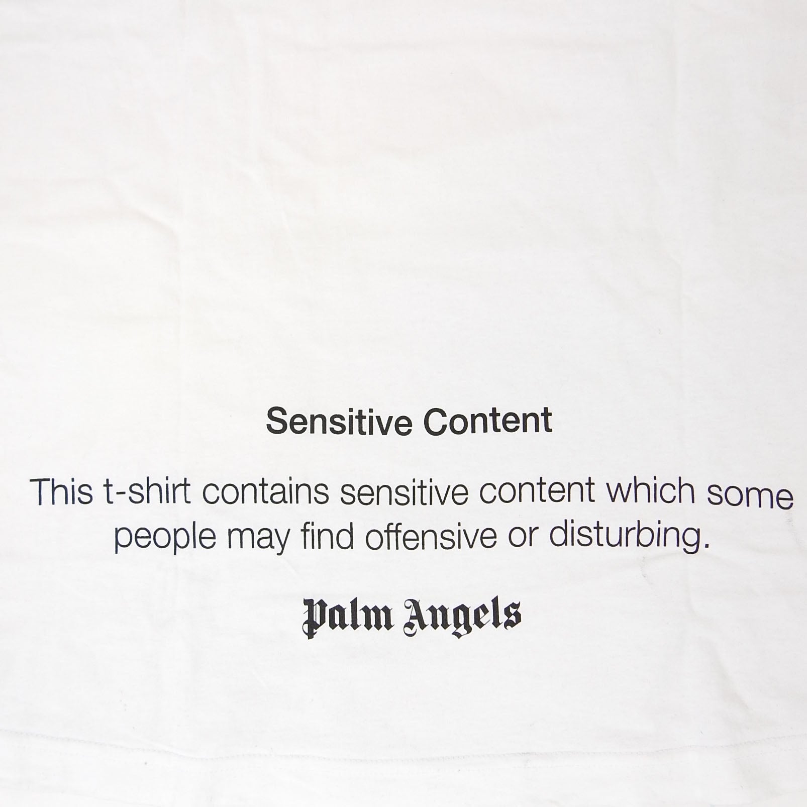 Palm Angels Sensitive Content T-Shirt