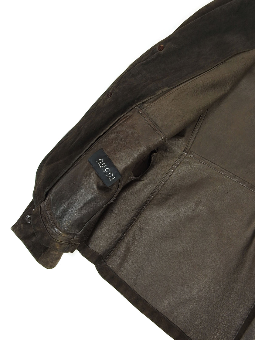 Gucci Suede Blazer Size 54
