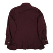 Kiton Wine Brushed Cotton Shirt Size XXL