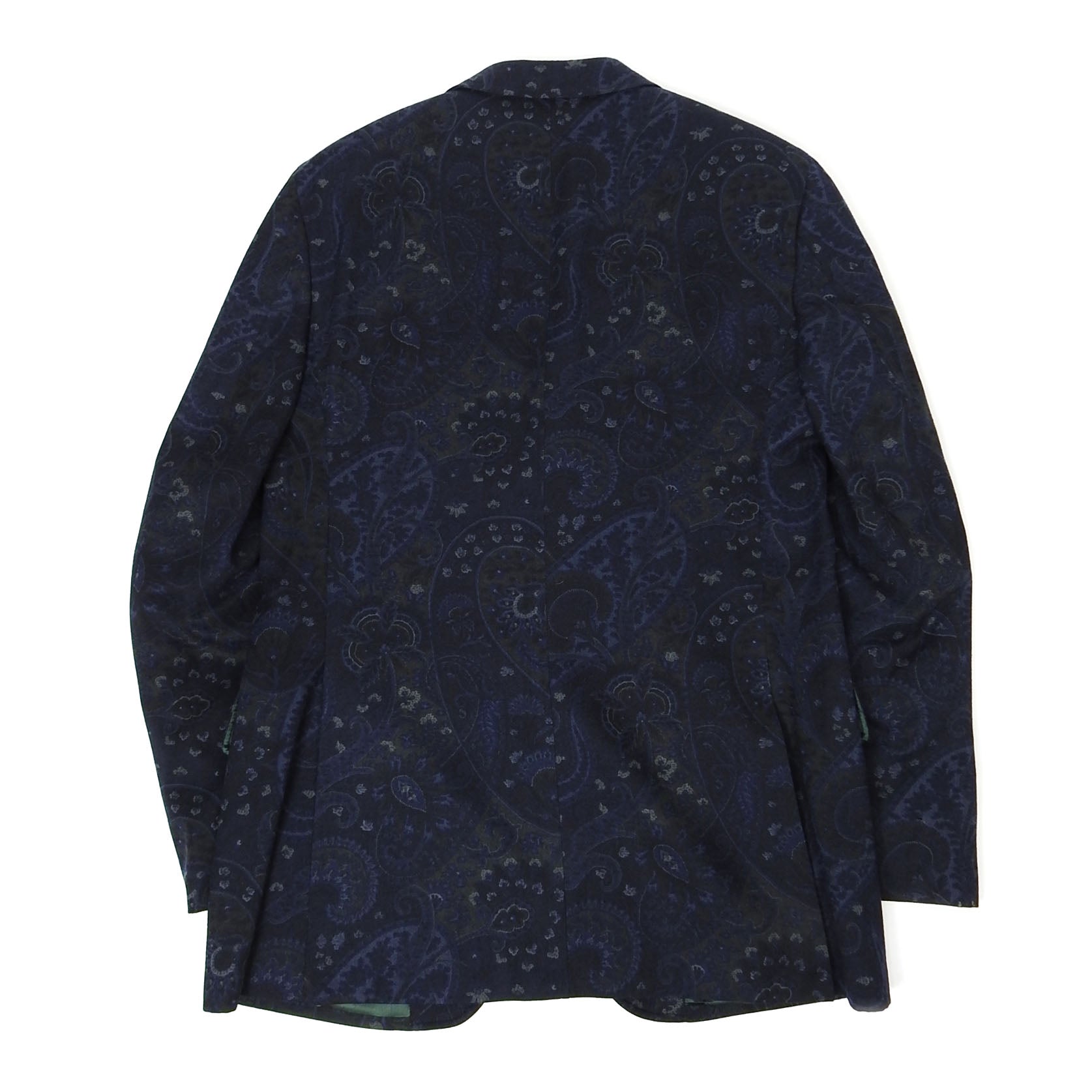 Etro Paisley Wool Blazer Size 48