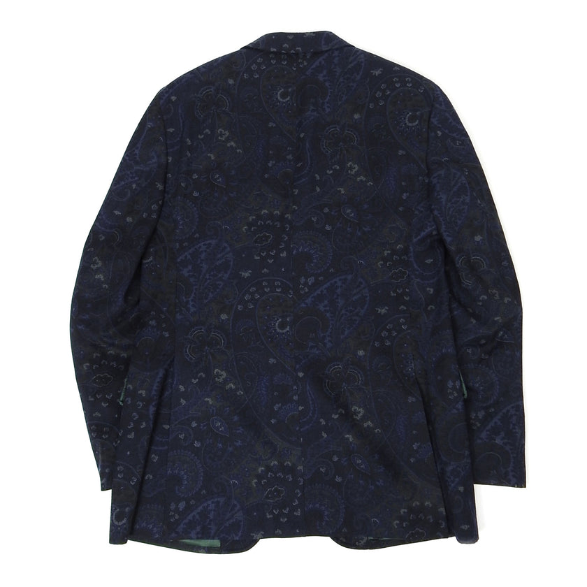Etro Paisley Wool Blazer Size 48