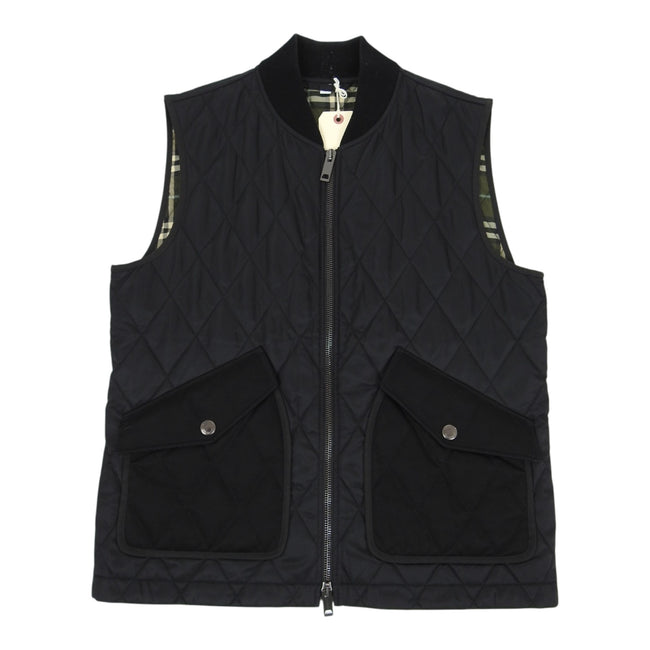 Burberry black Quilted Vest size 50