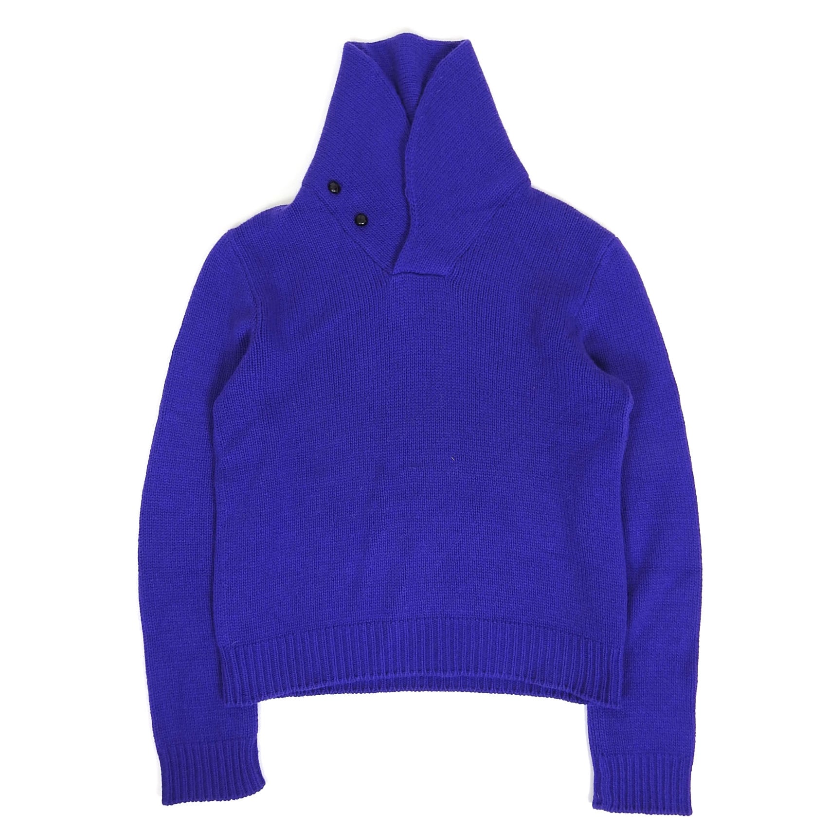 Ralph Lauren Purple Label Cashmere Shawl Neck Sweater Size Medium