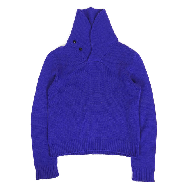 Ralph Lauren Purple Label Cashmere Shawl Neck Sweater Size Medium