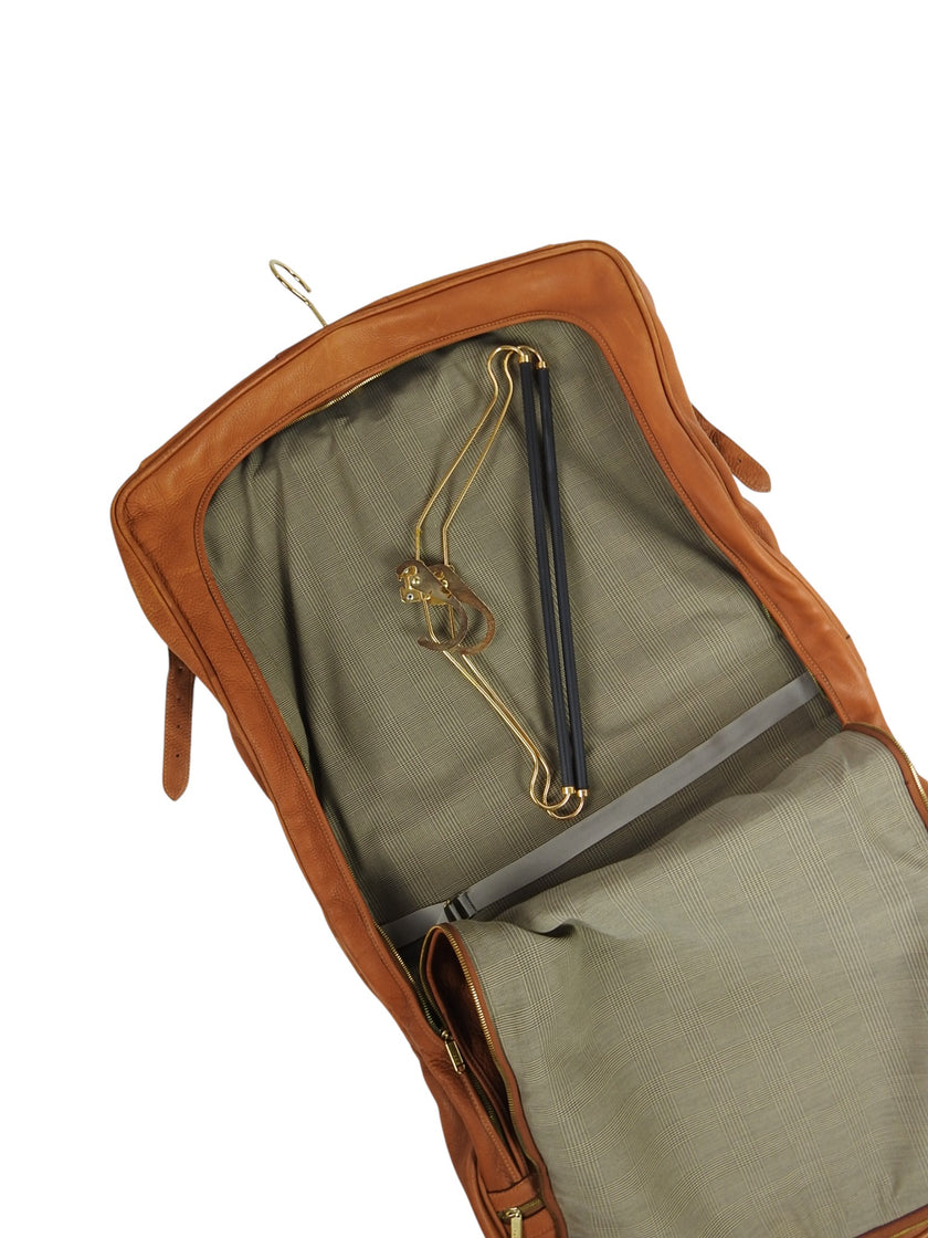 Ermenegildo Zegna Leather Suit Travel Bag