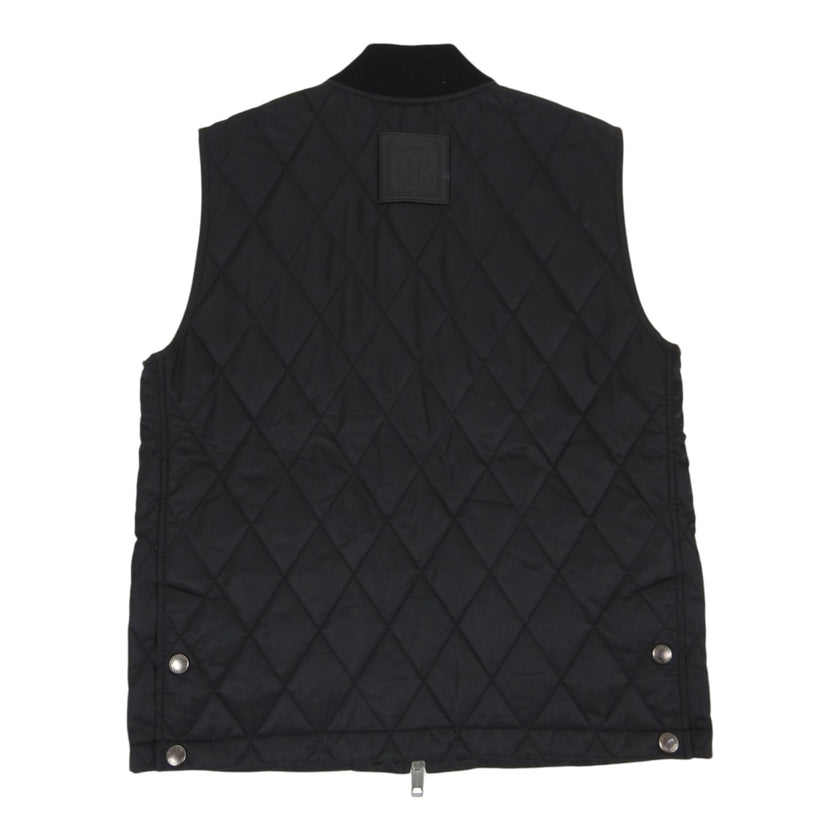 Burberry black Quilted Vest size 50