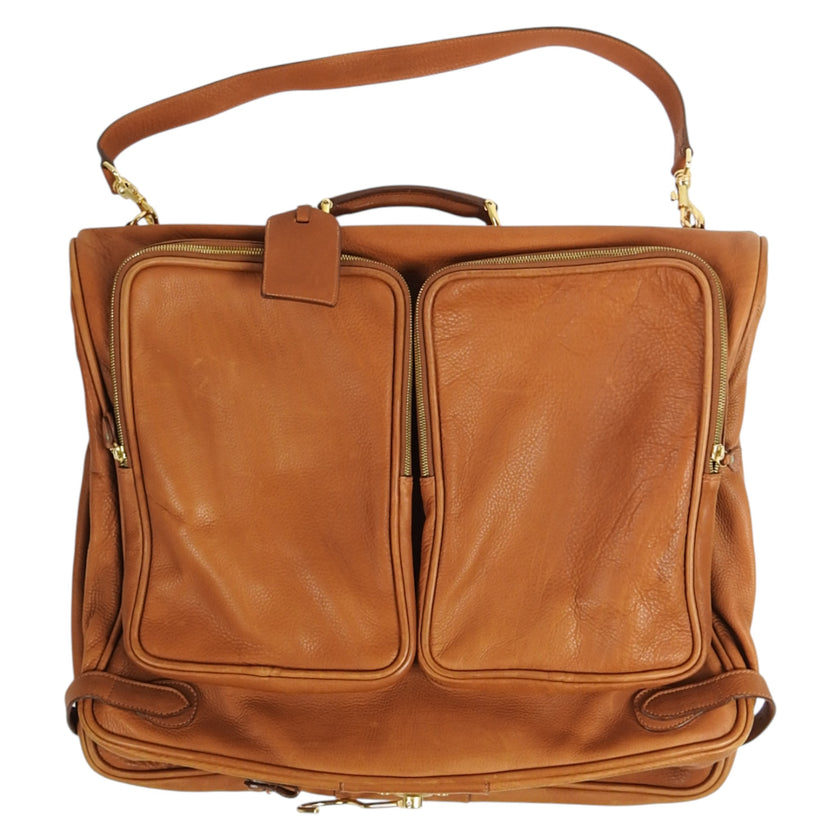 Ermenegildo Zegna Leather Suit Travel Bag