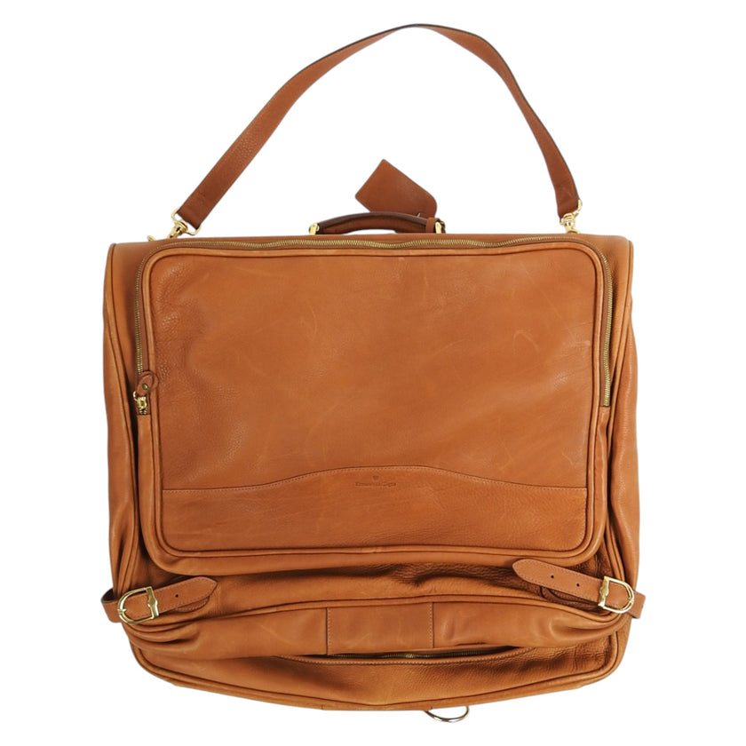 Ermenegildo Zegna Leather Suit Travel Bag
