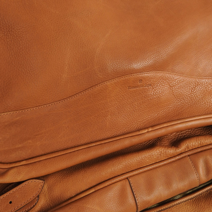 Ermenegildo Zegna Leather Suit Travel Bag