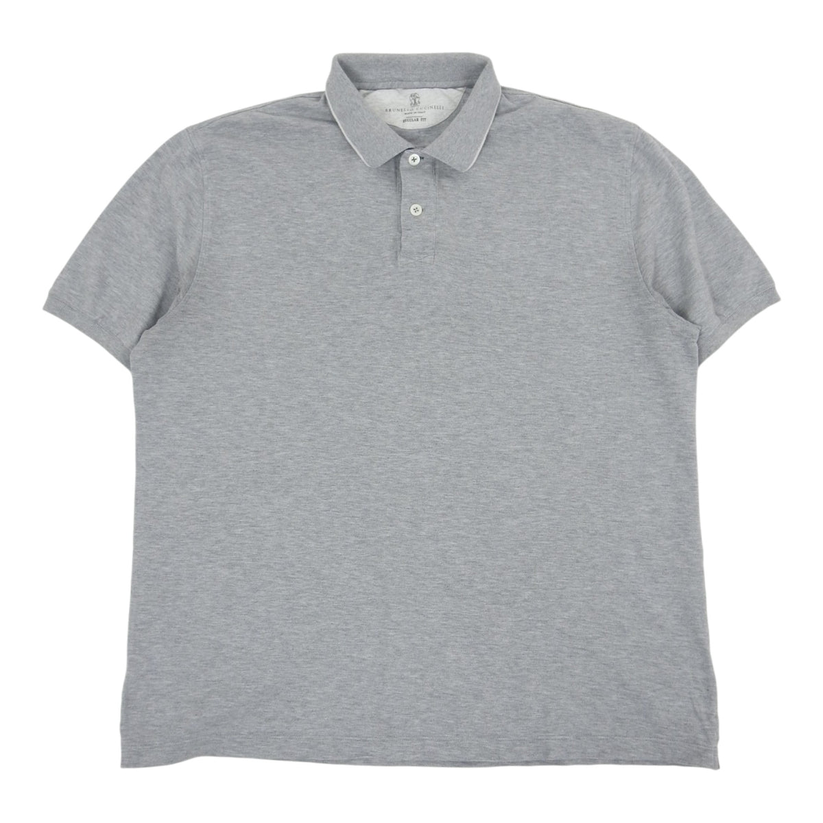 Brunello Cucinelli Regular Fit Pique Polo Size 56