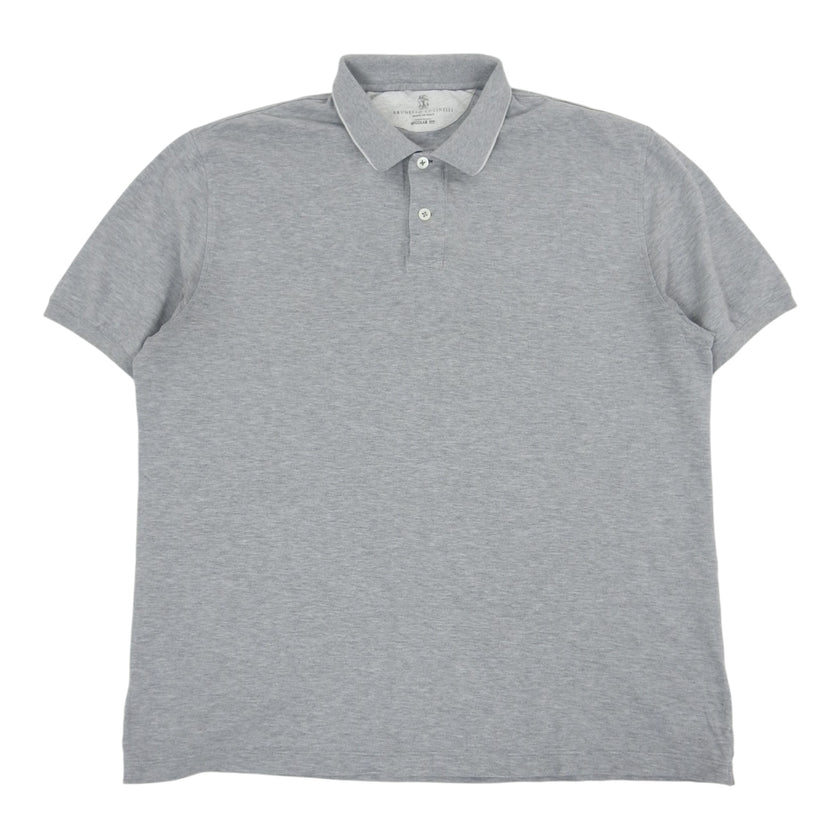 Brunello Cucinelli Regular Fit Pique Polo Size 56