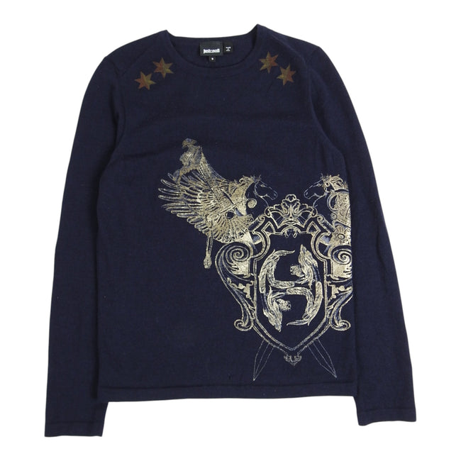 Just Cavalli Graphic Sweater Size Small