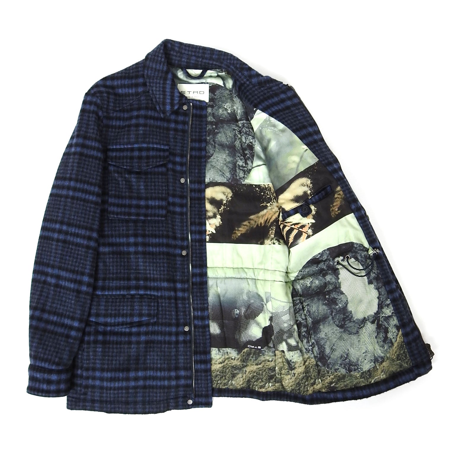 Etro Superleggera Wool Coat Size Medium