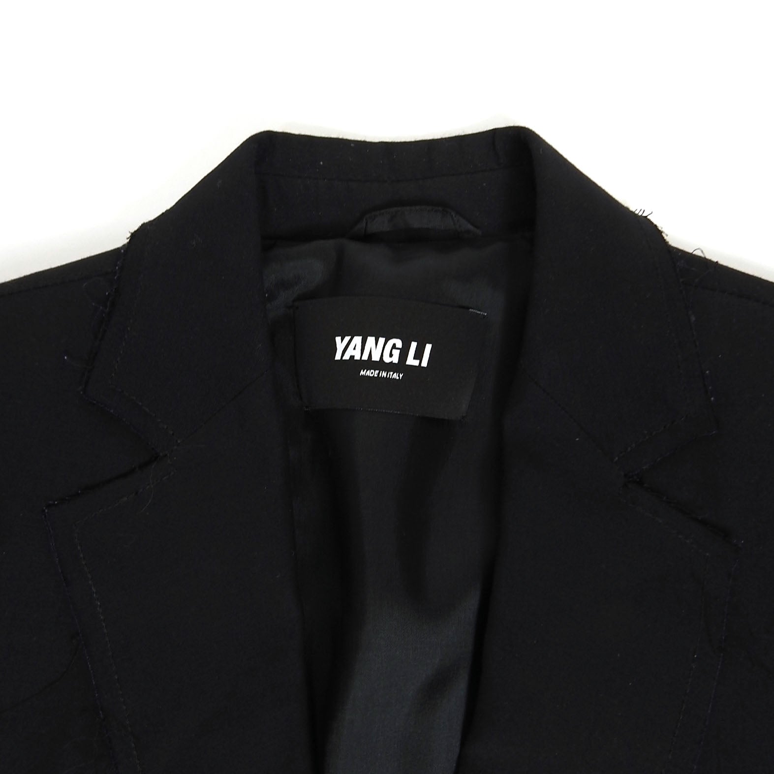 Yang Li Frayed Blazer Size 46