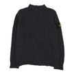Stone Island charcoal cableknit mockneck size Medium