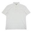 Brunello Cucinelli White Pique Polo Size XXL