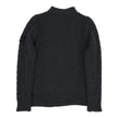Stone Island charcoal cableknit mockneck size Medium