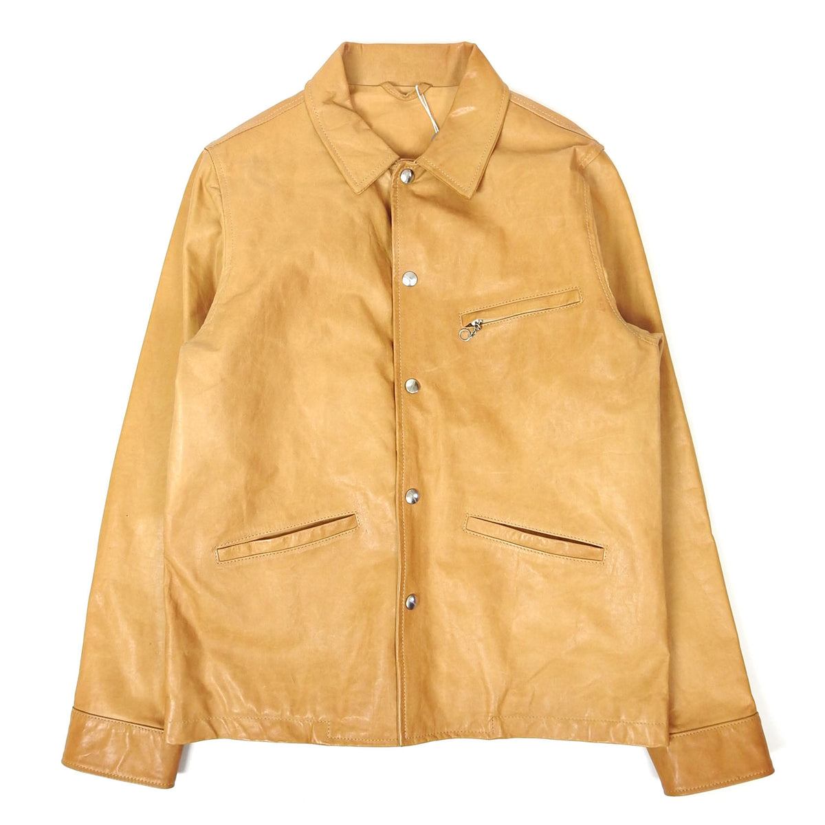 Giorgio Bravo Leather Jacket Size 48