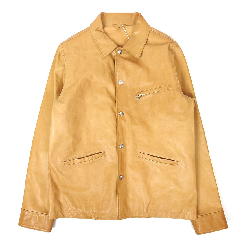 Giorgio Bravo Leather Jacket Size 48