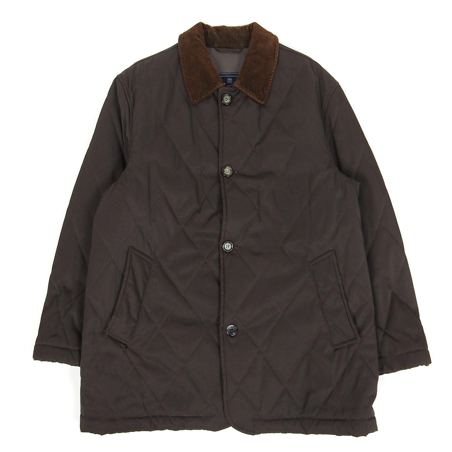 Corneliani Quilted Coat Size 38