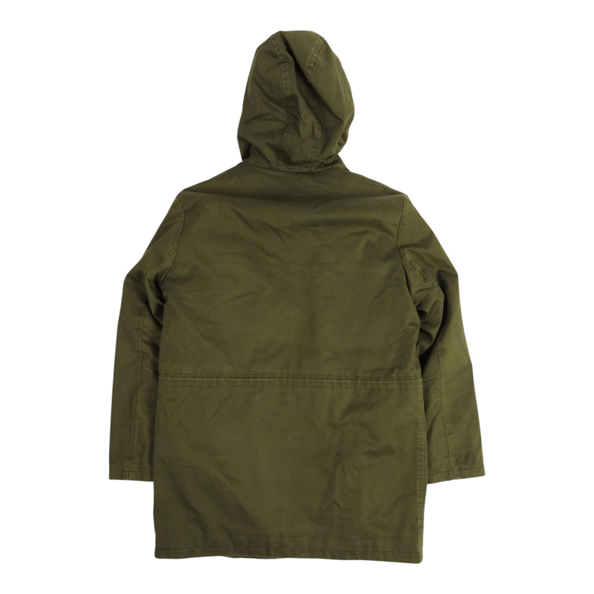 A.P.C. Sherpa Lined Military Parka Size Medium