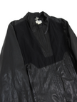 Helmut Lang black waxed leather jacket size Large