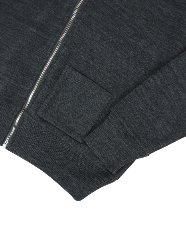 The Real McCoys Grey Zip Sweater Size 42