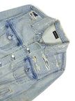 John Elliott Distressed Denim Jacket Size Medium