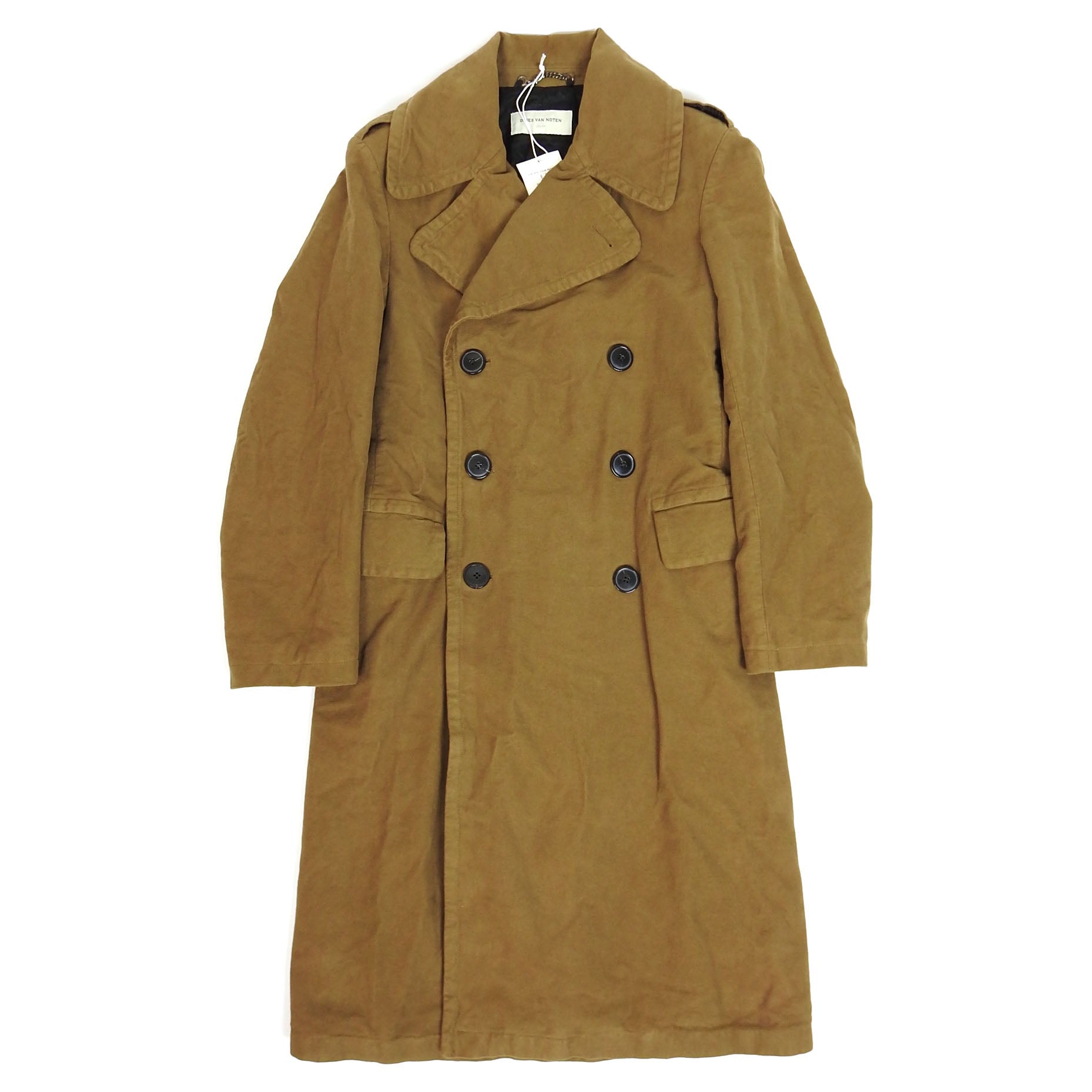 Dries Van Noten Double Breasted Coat Size 44