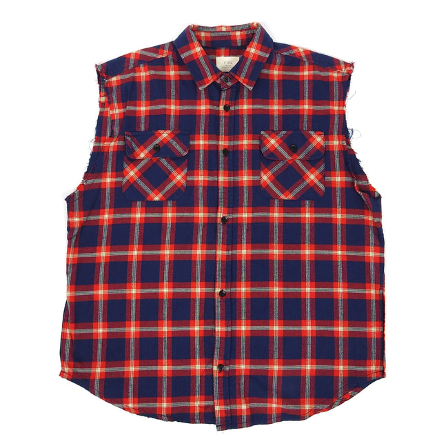 Fear of God Sleeveless Flannel Size XL