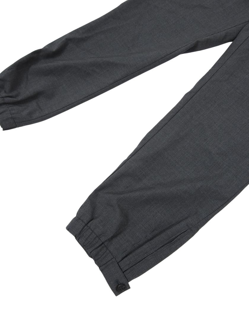 Prada Cuff Striped Trousers Size 46