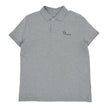 Moncler grey Retro Logo Polo size Large