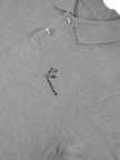 Moncler grey Retro Logo Polo size Large