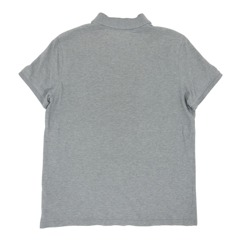 Moncler grey Retro Logo Polo size Large